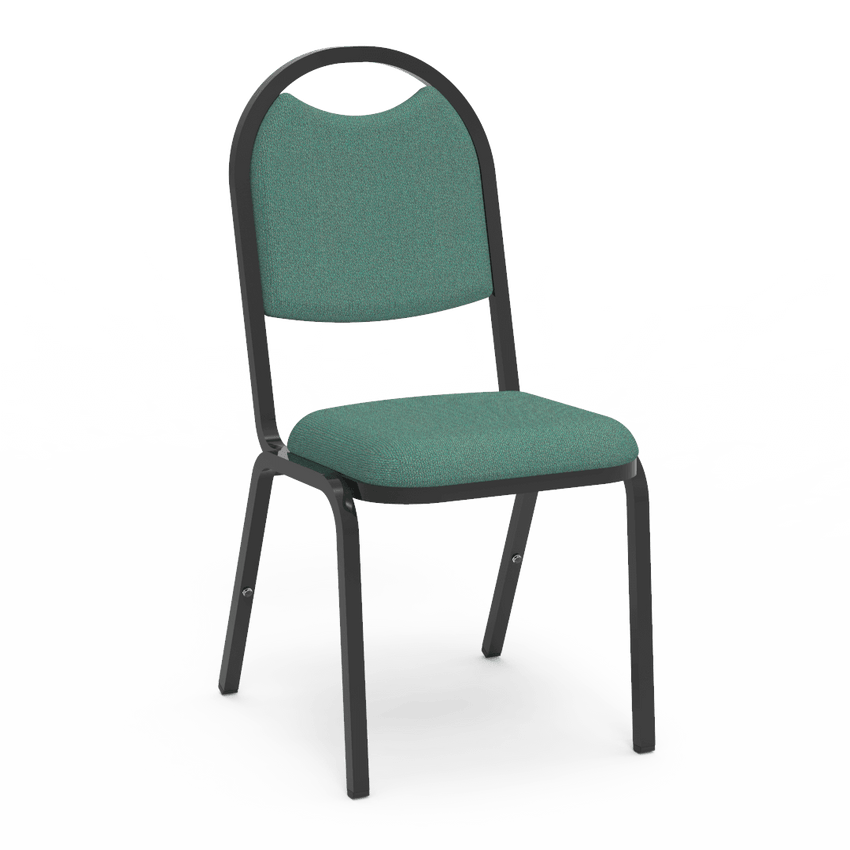 Virco 8917 - Upholstered Stack Chair, Rounded Back, Padded Dome Seat (Virco 8917) - SchoolOutlet