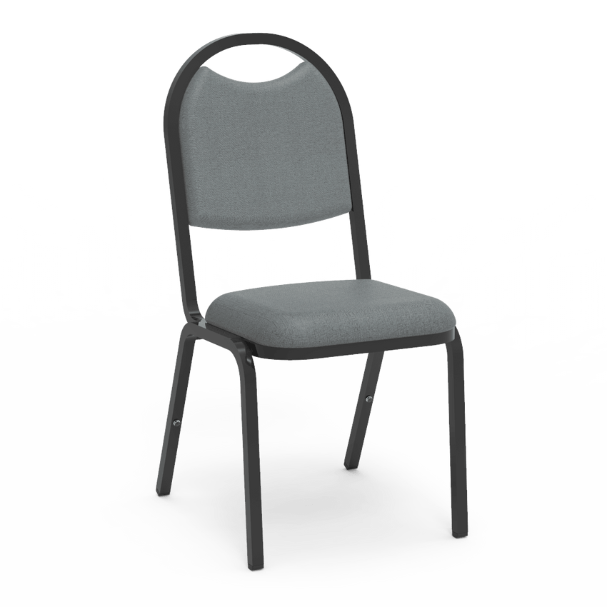 Virco 8917 - Upholstered Stack Chair, Rounded Back, Padded Dome Seat (Virco 8917) - SchoolOutlet