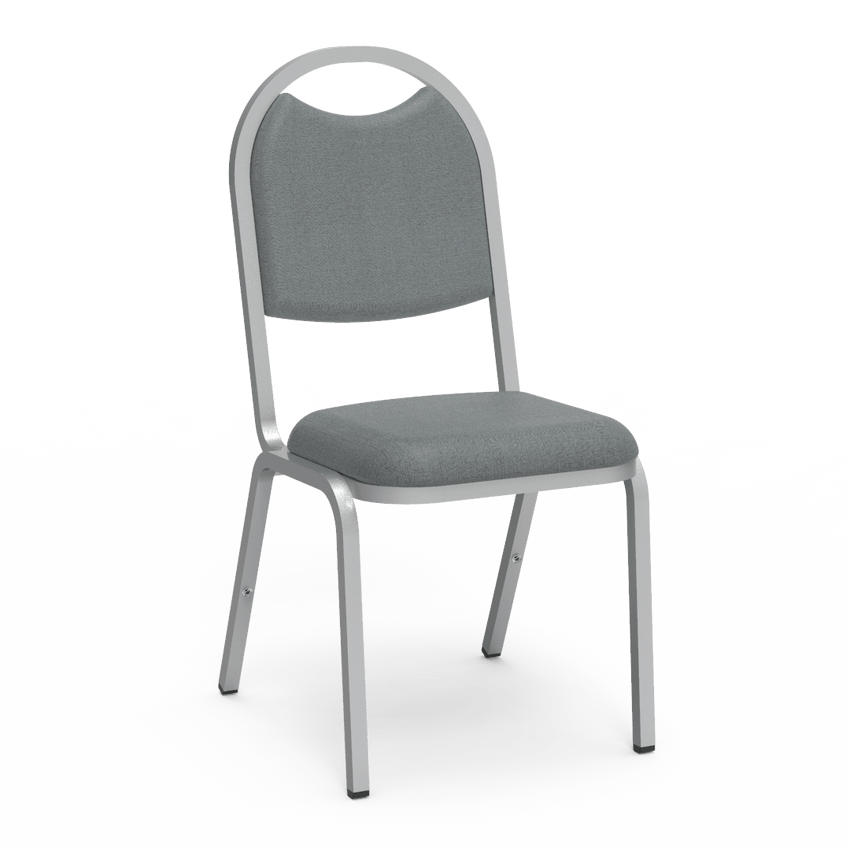 Virco 8917 - Upholstered Stack Chair, Rounded Back, Padded Dome Seat (Virco 8917) - SchoolOutlet