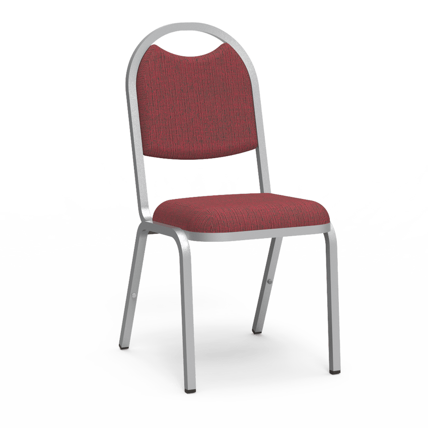 Virco 8917 - Upholstered Stack Chair, Rounded Back, Padded Dome Seat (Virco 8917) - SchoolOutlet