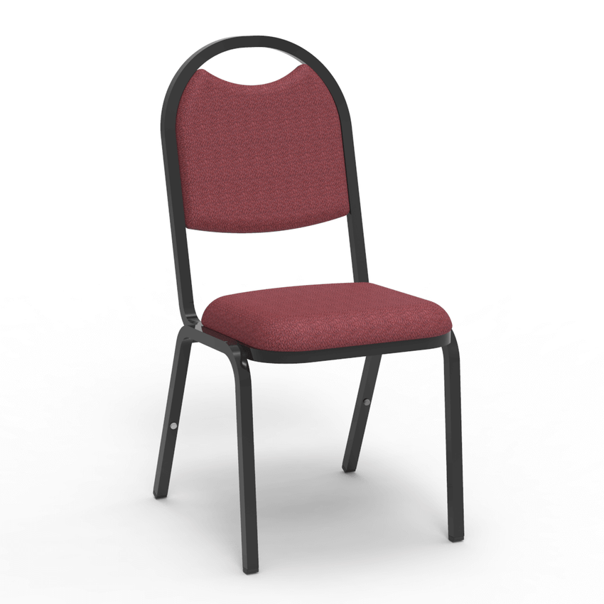 Virco 8917 - Upholstered Stack Chair, Rounded Back, Padded Dome Seat (Virco 8917) - SchoolOutlet