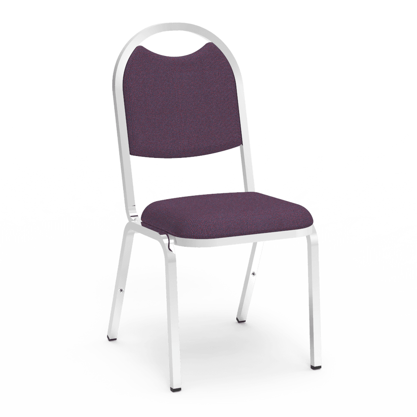 Virco 8917 - Upholstered Stack Chair, Rounded Back, Padded Dome Seat (Virco 8917) - SchoolOutlet