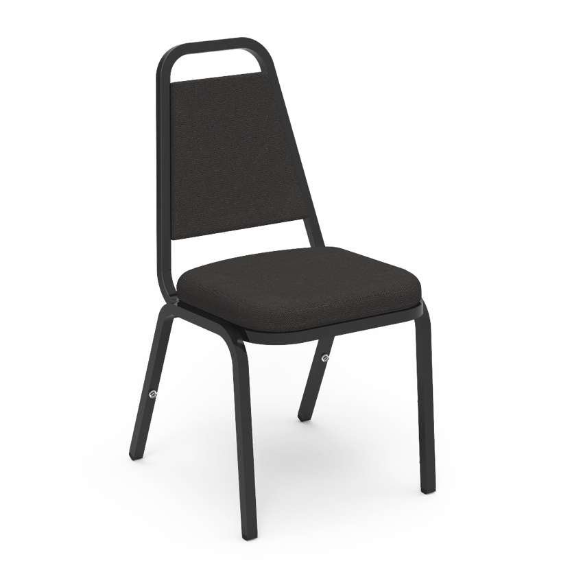 Virco 8925 - Upholstered Stack Chair, Trapezoidal Back, Padded Crown Seat (Virco 8925) - SchoolOutlet