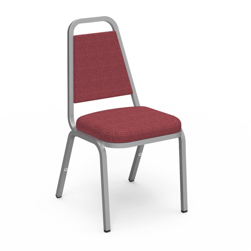 Virco 8925 - Upholstered Stack Chair, Trapezoidal Back, Padded Crown Seat (Virco 8925) - SchoolOutlet