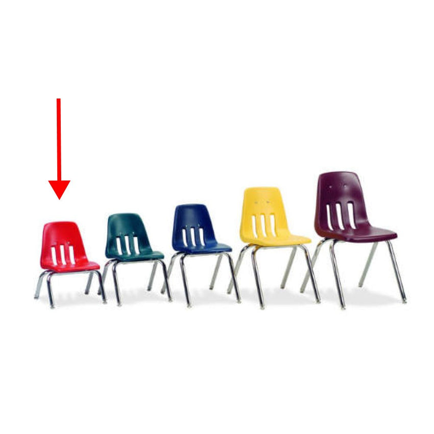 Virco 9010 Preschool & Day Care Stack Chair - 10" Seat Height - SchoolOutlet