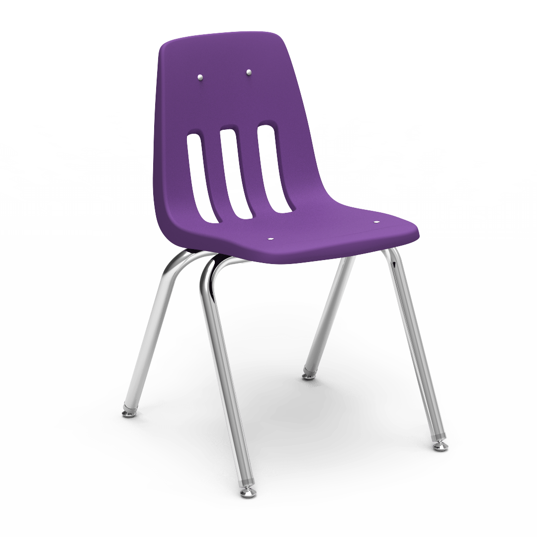 Virco 9018 School Chair for Classrooms 5th Grade to University - 18" Seat Height Stackable - SchoolOutlet