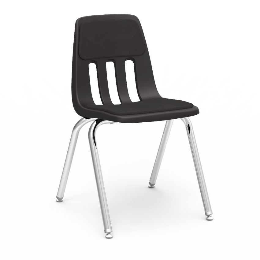 Virco 9018P - Padded Upholstered School Stack Chair with Steel Back Support - 18" Seat Height (Virco 9018P) - SchoolOutlet
