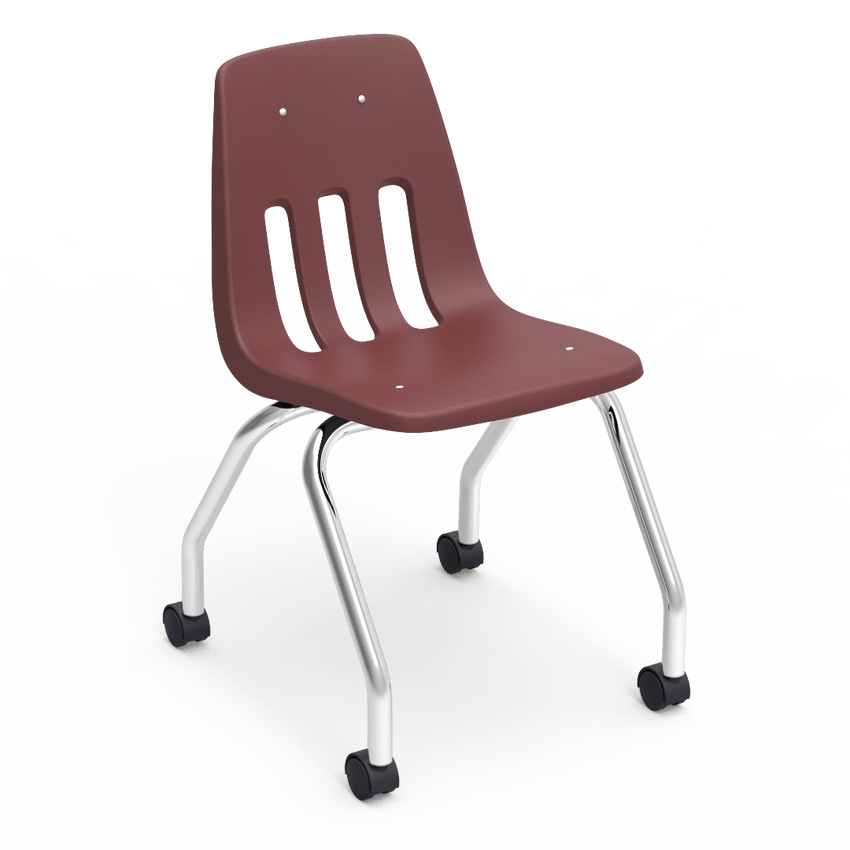 Virco 9050 - Mobile Task Chair with Wheels - 18" Seat Height (Virco 9050) - SchoolOutlet