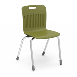Virco AN18 - Analogy Series 4-Legged School Stack Chair, 18" Seat Height (Virco AN18)