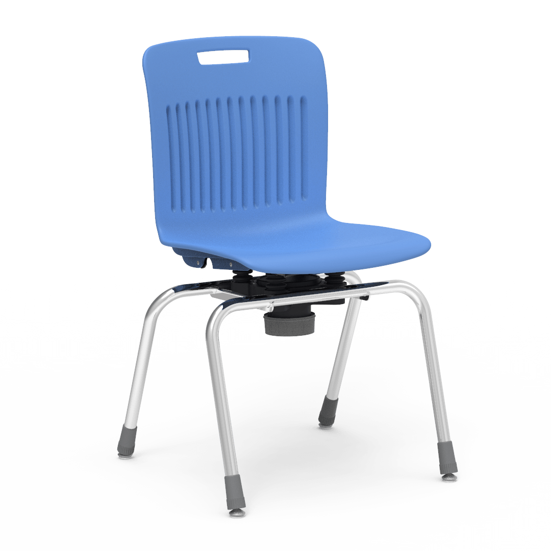 Virco ANC2M18EL - Analogy Series C2M 4-Leg Chair with Extra Large Bucket - 18" Height (Virco ANC2M18EL) - SchoolOutlet