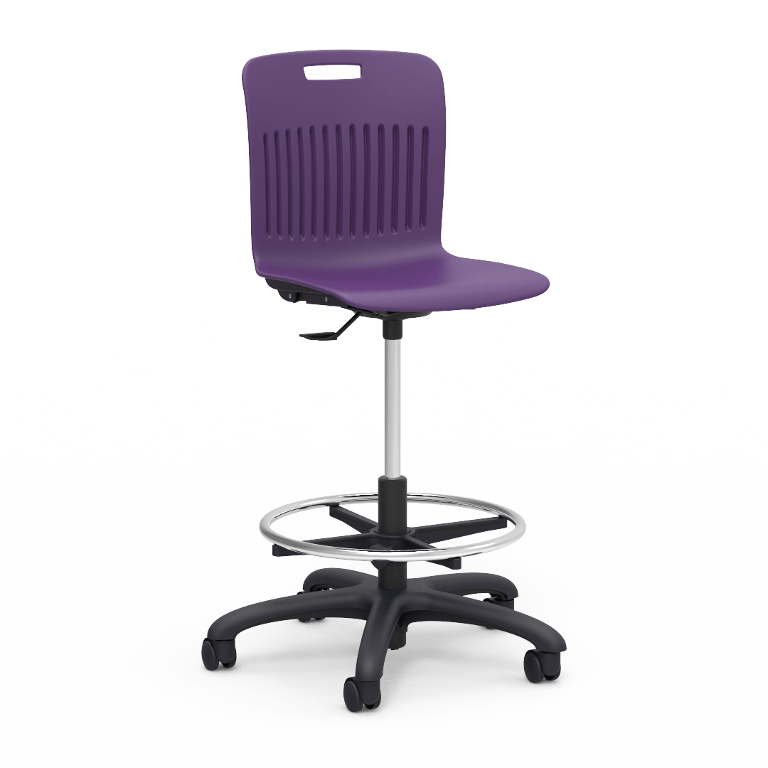 Virco ANLAB - Analogy Series Lab Stool - 19" - 26" Height (Virco ANLAB) - SchoolOutlet