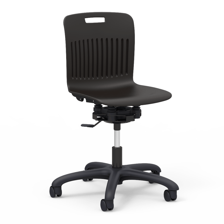 Virco Analogy Series R2M Adjustable Height Mobile Task Chair (Virco ANR2MTASK18) - SchoolOutlet