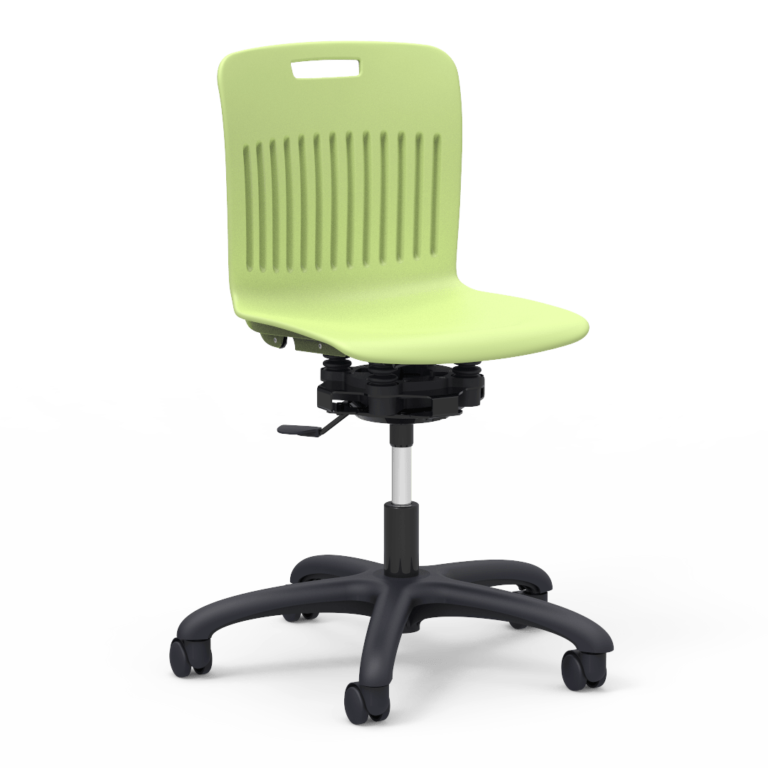 Virco Analogy Series R2M Adjustable Height Mobile Task Chair (Virco ANR2MTASK18) - SchoolOutlet