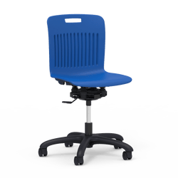 Virco ANR2MTASK18EL - Analogy Series 18" R2M Mobile Task Chair w/ Extra-Large Bucket - 24-1/8"W x 24-1/8"D (Virco ANR2MTASK18EL)