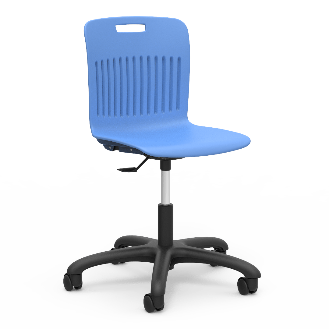 Virco ANTASK18 - Analogy Series Mobile Task Chair - 16" - 20" Height (Virco ANTASK18) - SchoolOutlet