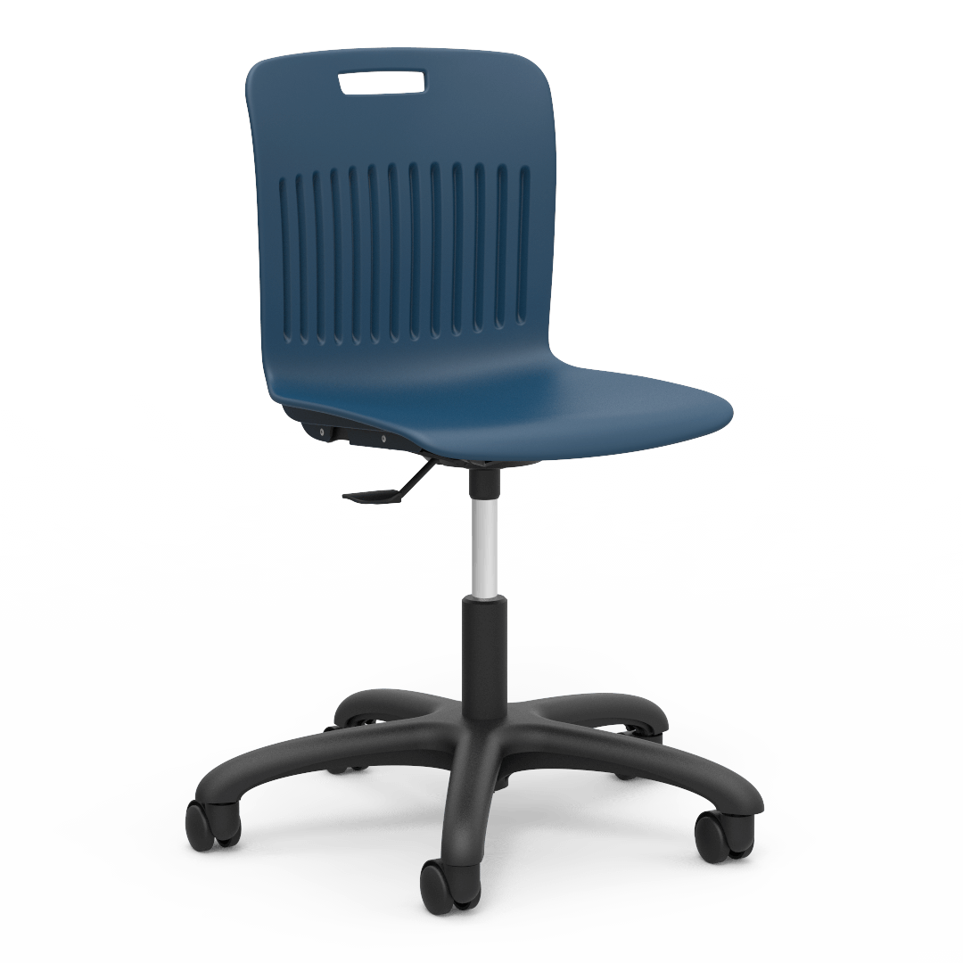 Virco ANTASK18 - Analogy Series Mobile Task Chair - 16" - 20" Height (Virco ANTASK18) - SchoolOutlet