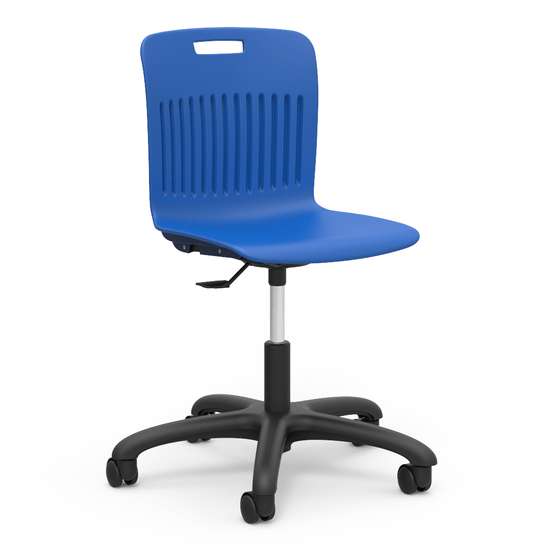 Virco ANTASK18 - Analogy Series Mobile Task Chair - 16" - 20" Height (Virco ANTASK18) - SchoolOutlet