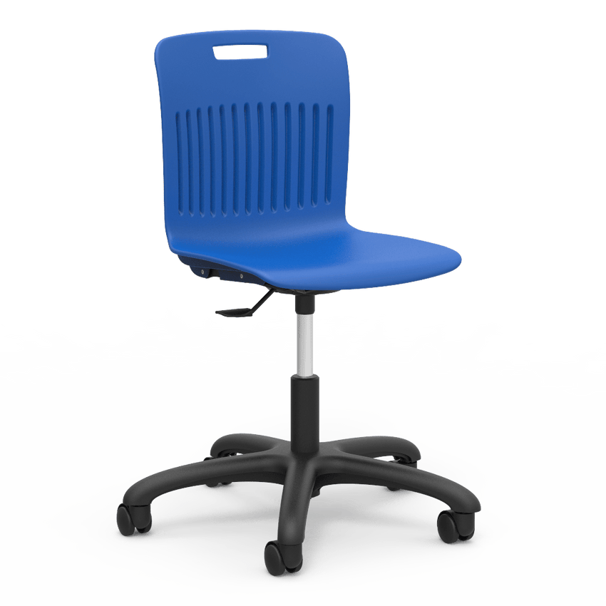 Virco ANTASK18 - Analogy Series Mobile Task Chair - 16" - 20" Height (Virco ANTASK18) - SchoolOutlet