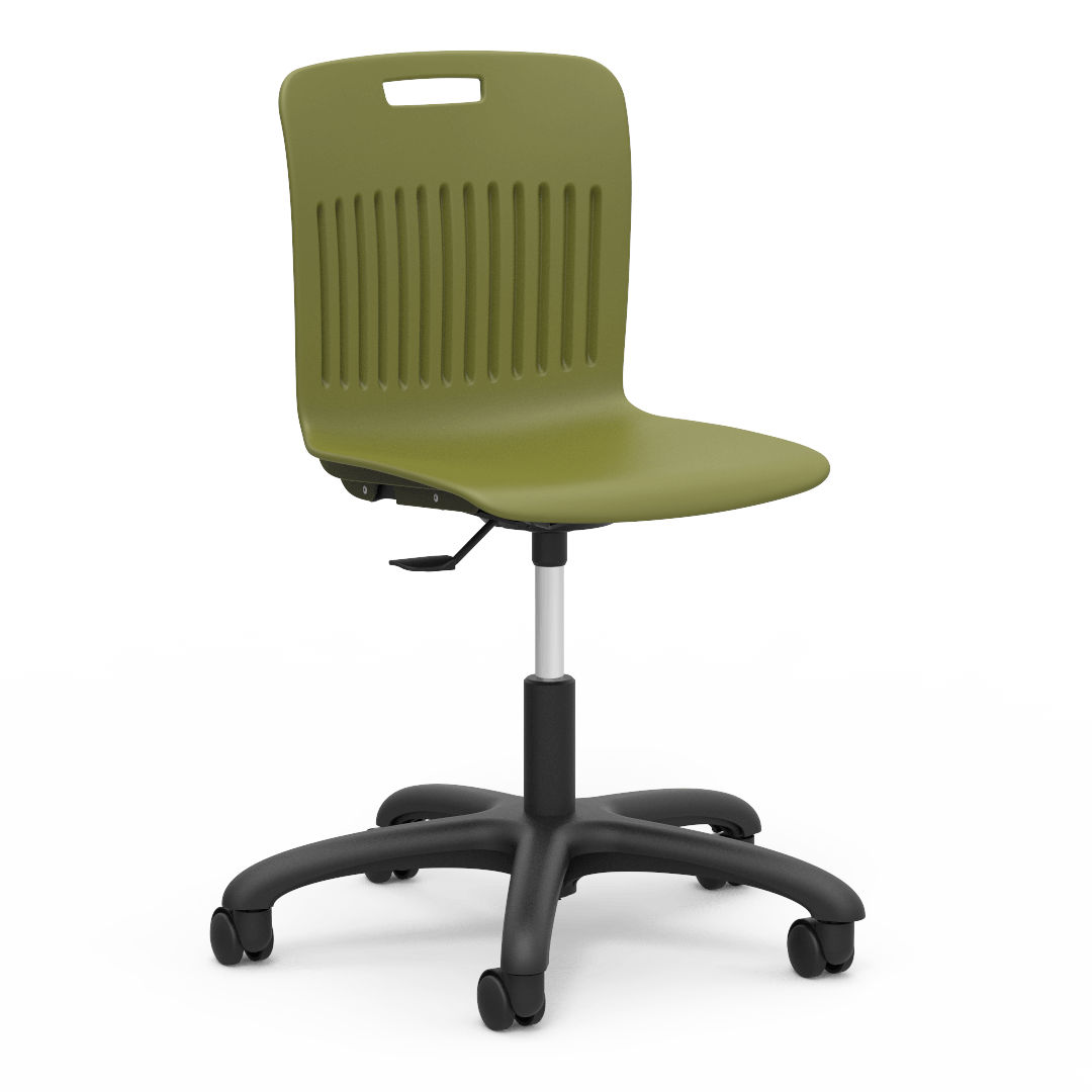 Virco ANTASK18 - Analogy Series Mobile Task Chair - 16" - 20" Height (Virco ANTASK18) - SchoolOutlet