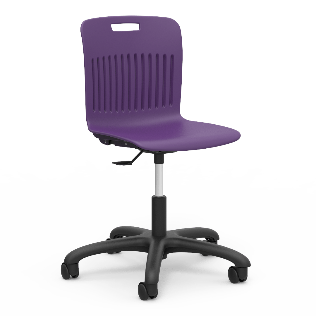 Virco ANTASK18 - Analogy Series Mobile Task Chair - 16" - 20" Height (Virco ANTASK18) - SchoolOutlet