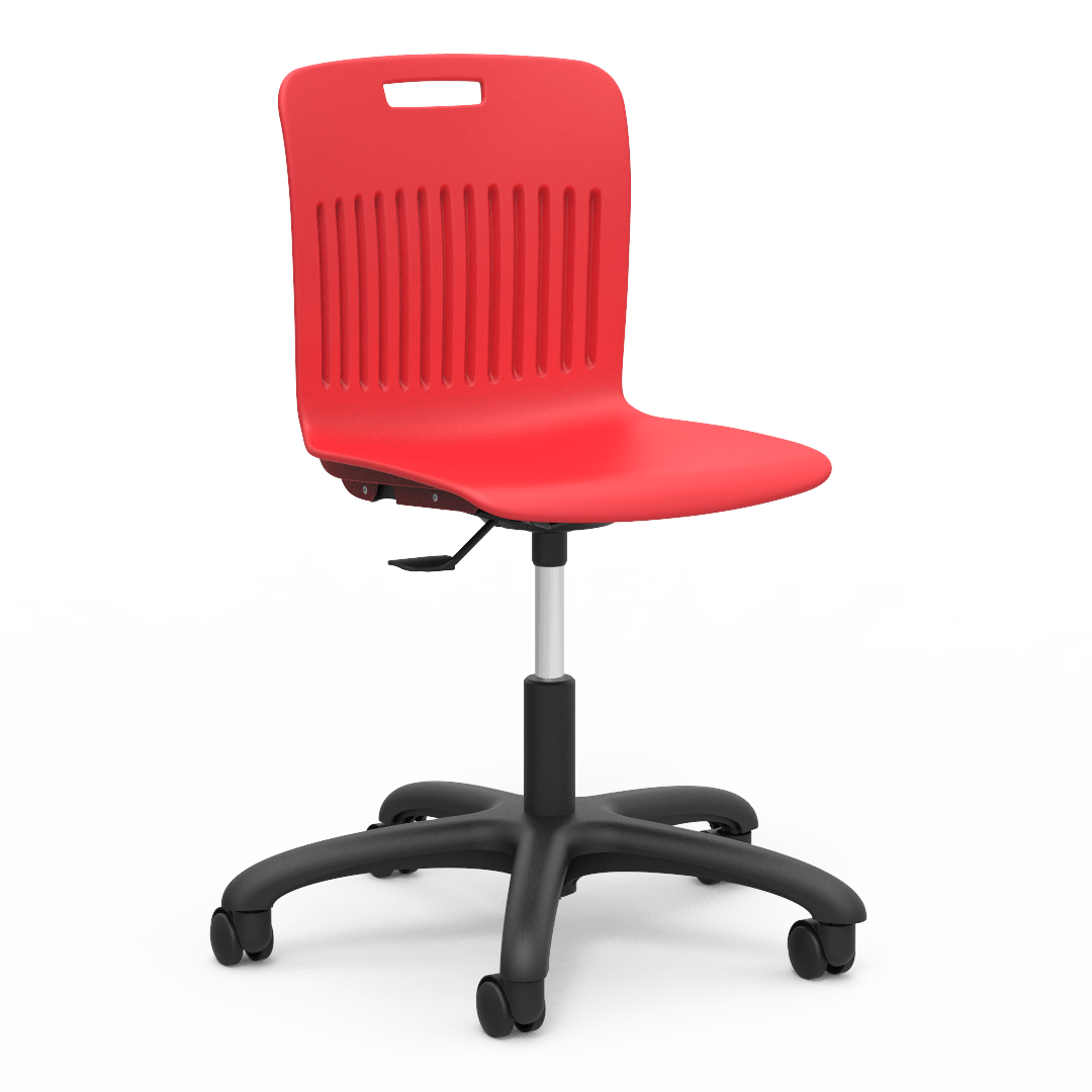 Virco ANTASK18 - Analogy Series Mobile Task Chair - 16" - 20" Height (Virco ANTASK18) - SchoolOutlet