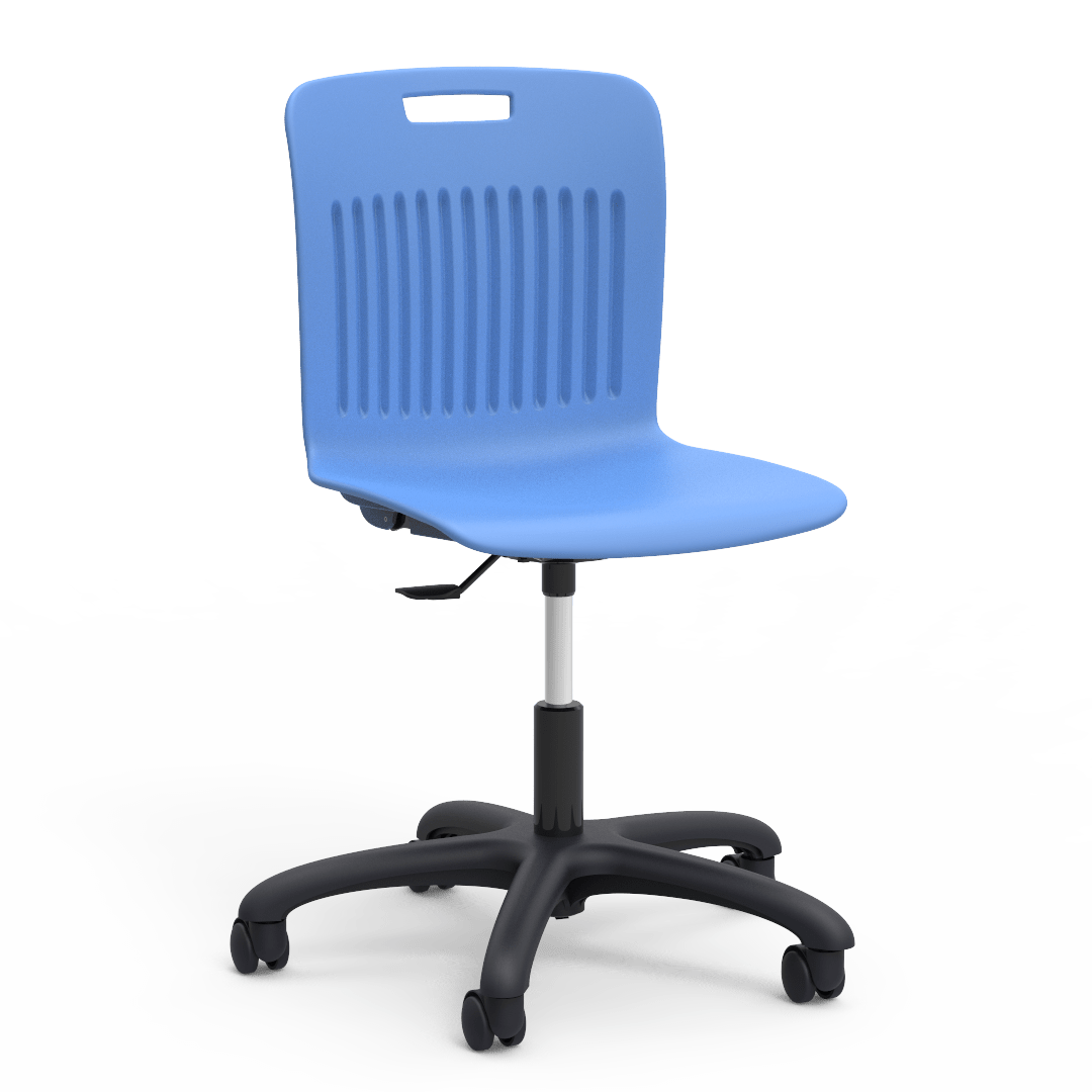 Virco Analogy Series Height Adjustable Mobile Task Chair (Virco ANTASK18EL) - SchoolOutlet