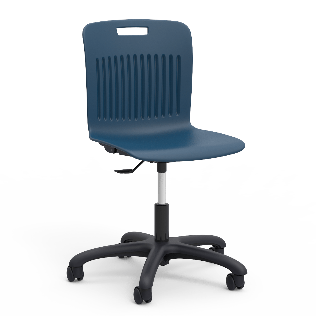 Virco Analogy Series Height Adjustable Mobile Task Chair (Virco ANTASK18EL) - SchoolOutlet