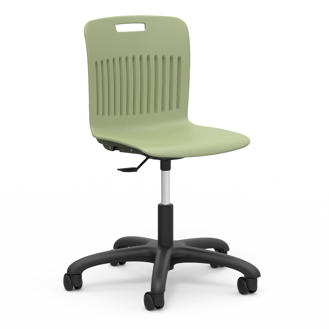 Virco Analogy Series Height Adjustable Mobile Task Chair (Virco ANTASK18EL) - SchoolOutlet