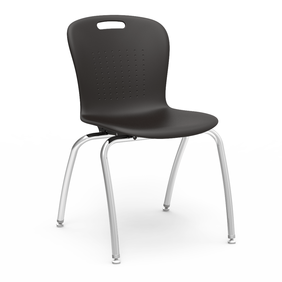 Virco CS18 - Civitas Sage Series 4-Legged Ergonomic Chair, Flex Seat/Back - 18" Seat Height (Virco CS18) - SchoolOutlet