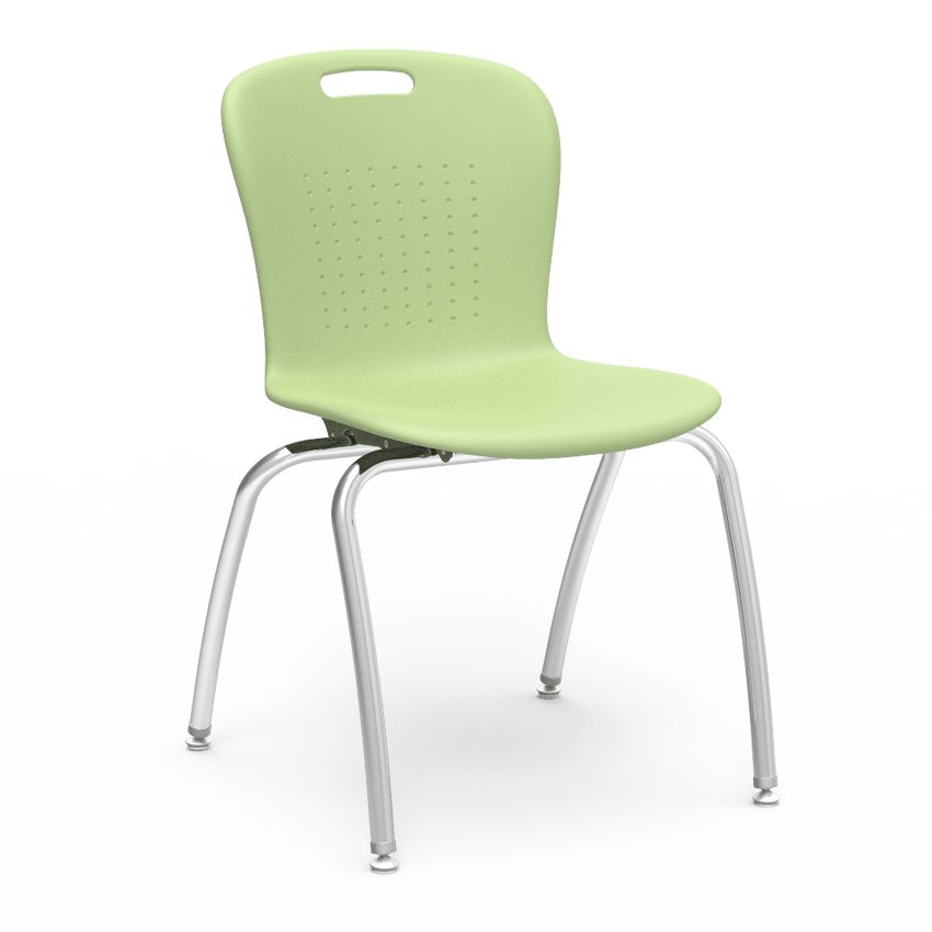 Virco CS18 - Civitas Sage Series 4-Legged Ergonomic Chair, Flex Seat/Back - 18" Seat Height (Virco CS18) - SchoolOutlet