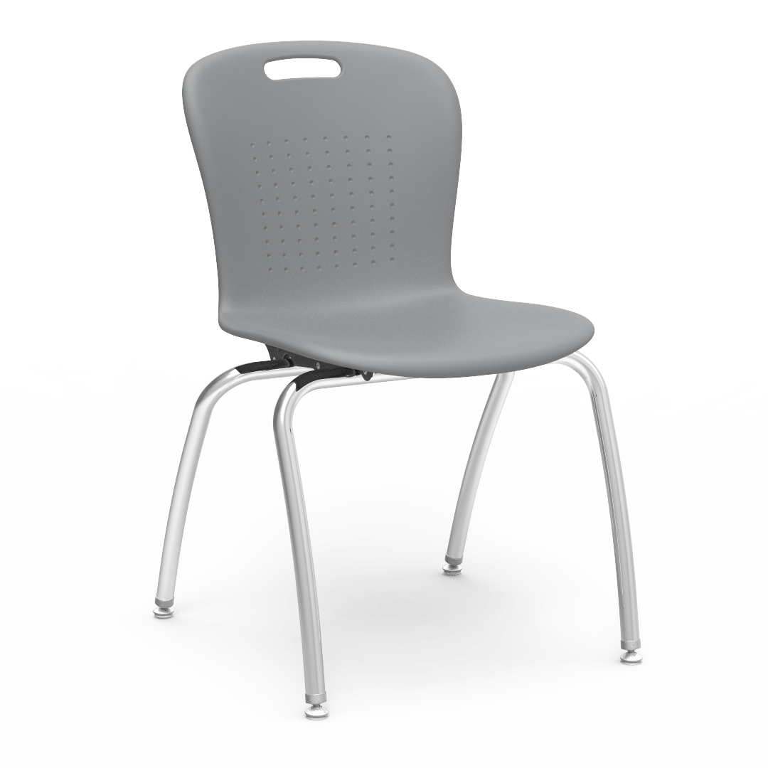 Virco CS18 - Civitas Sage Series 4-Legged Ergonomic Chair, Flex Seat/Back - 18" Seat Height (Virco CS18) - SchoolOutlet