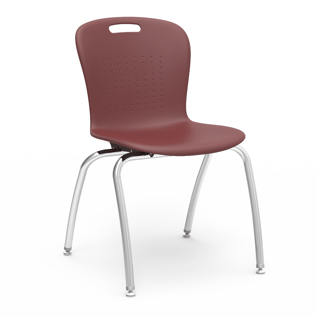 Virco CS18 - Civitas Sage Series 4-Legged Ergonomic Chair, Flex Seat/Back - 18" Seat Height (Virco CS18) - SchoolOutlet