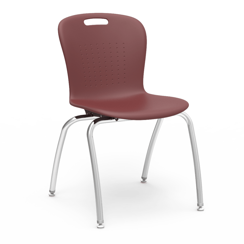 Virco CS18 - Civitas Sage Series 4-Legged Ergonomic Chair, Flex Seat/Back - 18" Seat Height (Virco CS18) - SchoolOutlet