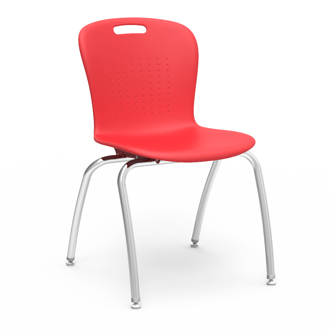 Virco CS18 - Civitas Sage Series 4-Legged Ergonomic Chair, Flex Seat/Back - 18" Seat Height (Virco CS18) - SchoolOutlet