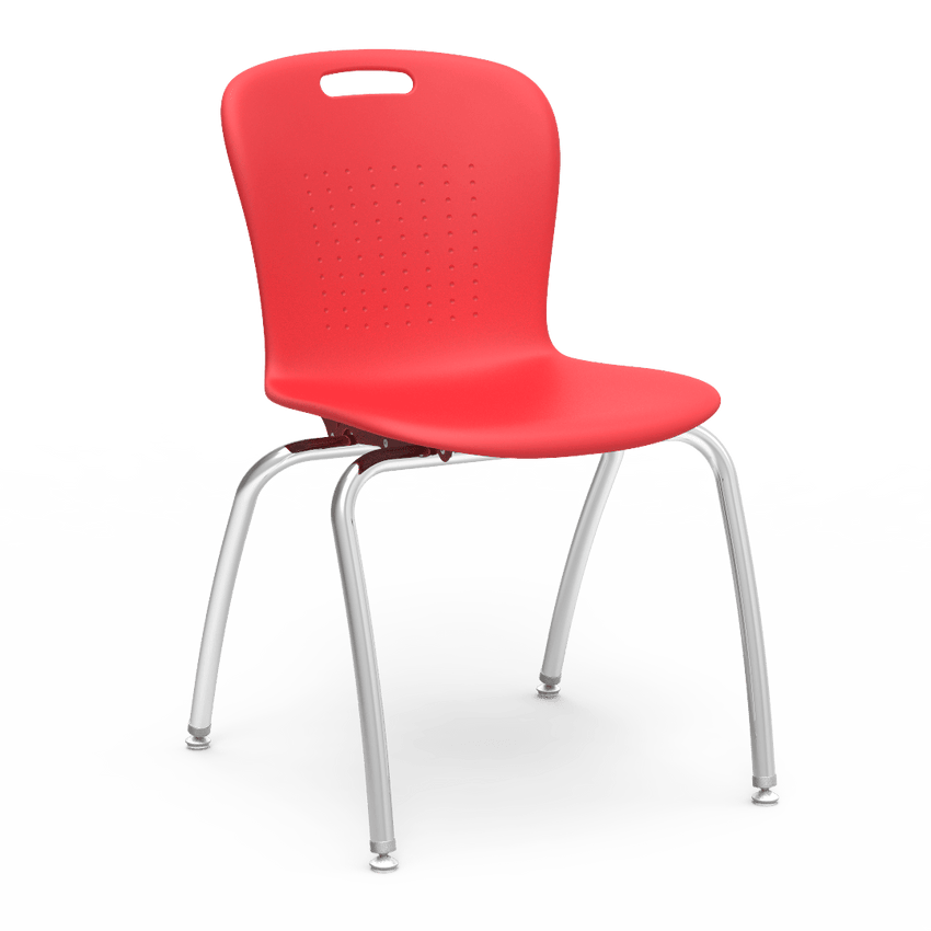 Virco CS18 - Civitas Sage Series 4-Legged Ergonomic Chair, Flex Seat/Back - 18" Seat Height (Virco CS18) - SchoolOutlet