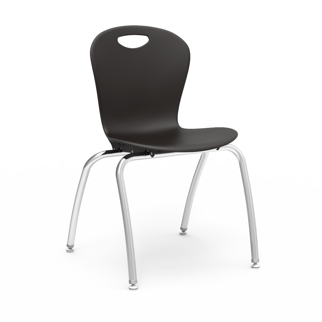 Virco CZ18 - Civitas Series 4-Legged Ergonomic Chair, Contoured Seat/Back - 18" Seat Height (Virco CZ18) - SchoolOutlet