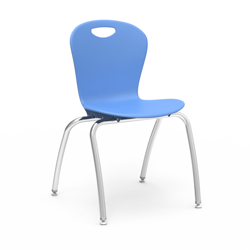 Virco CZ18 - Civitas Series 4-Legged Ergonomic Chair, Contoured Seat/Back - 18" Seat Height (Virco CZ18) - SchoolOutlet