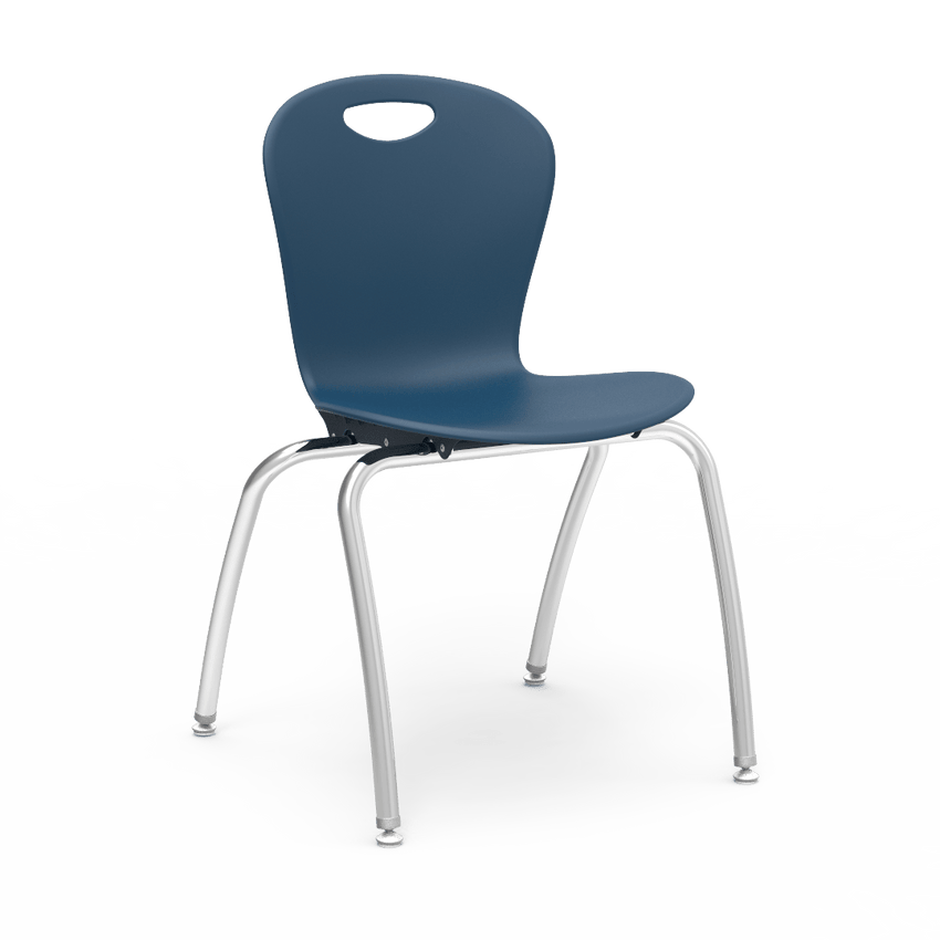 Virco CZ18 - Civitas Series 4-Legged Ergonomic Chair, Contoured Seat/Back - 18" Seat Height (Virco CZ18) - SchoolOutlet