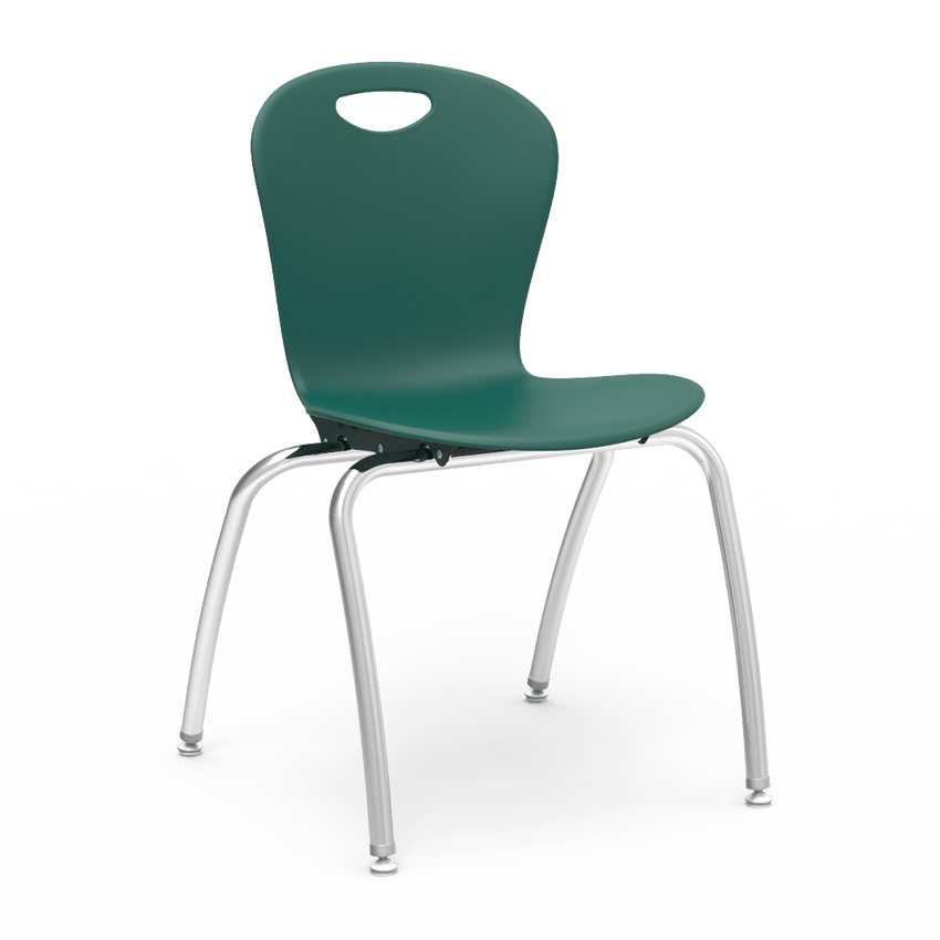 Virco CZ18 - Civitas Series 4-Legged Ergonomic Chair, Contoured Seat/Back - 18" Seat Height (Virco CZ18) - SchoolOutlet