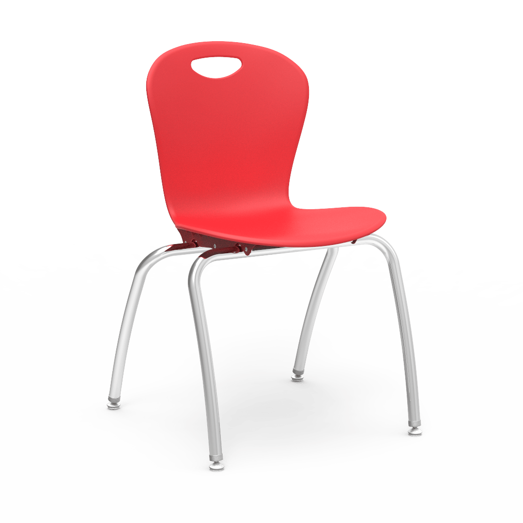 Virco CZ18 - Civitas Series 4-Legged Ergonomic Chair, Contoured Seat/Back - 18" Seat Height (Virco CZ18) - SchoolOutlet