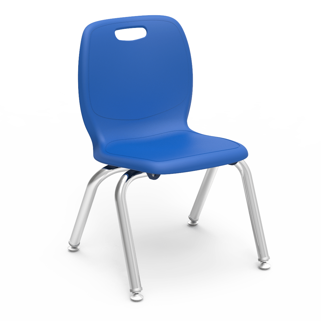 Virco N2 Series Ergonomic School Stack Chair - 12" Seat Height (Virco N212) - SchoolOutlet