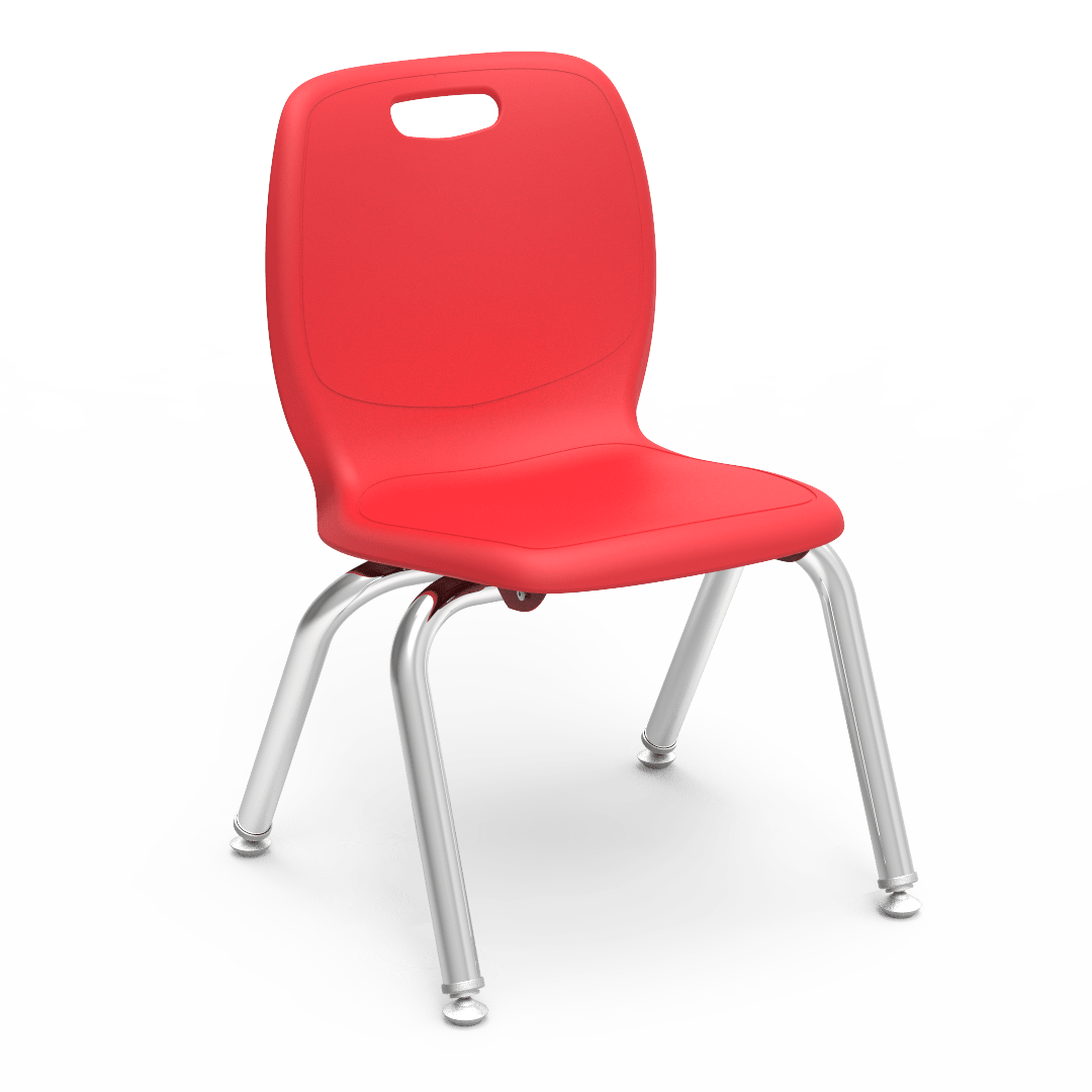 Virco N2 Series Ergonomic School Stack Chair - 12" Seat Height (Virco N212) - SchoolOutlet