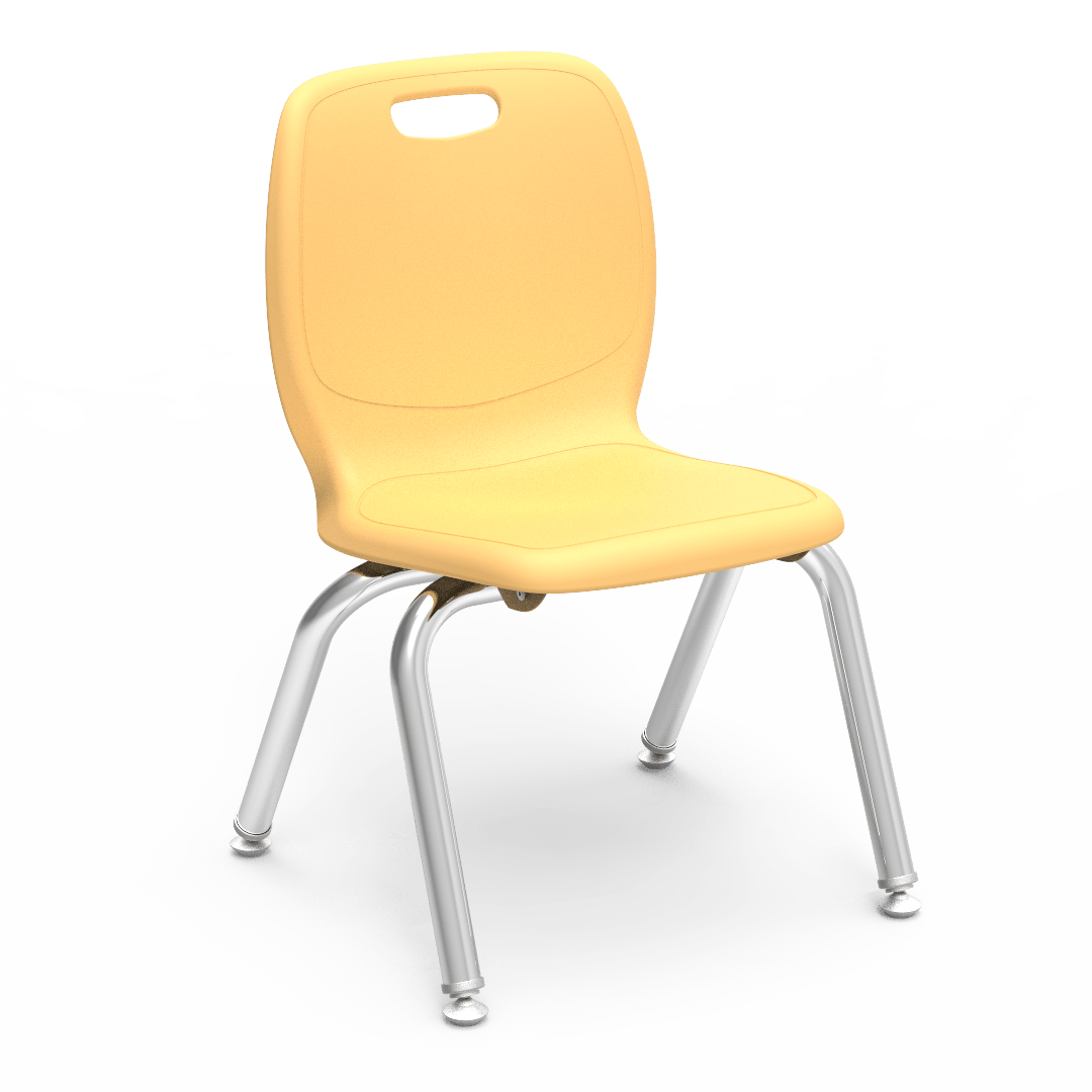 Virco N2 Series Ergonomic School Stack Chair - 12" Seat Height (Virco N212) - SchoolOutlet