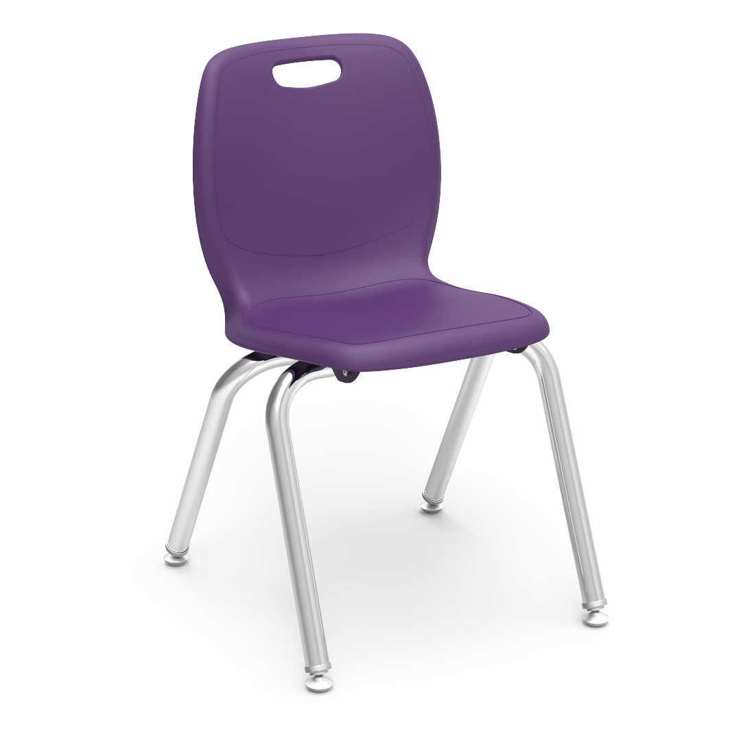 Virco N2 Series Ergonomic School Stack Chair - 14" Seat Height (Virco N214) - SchoolOutlet
