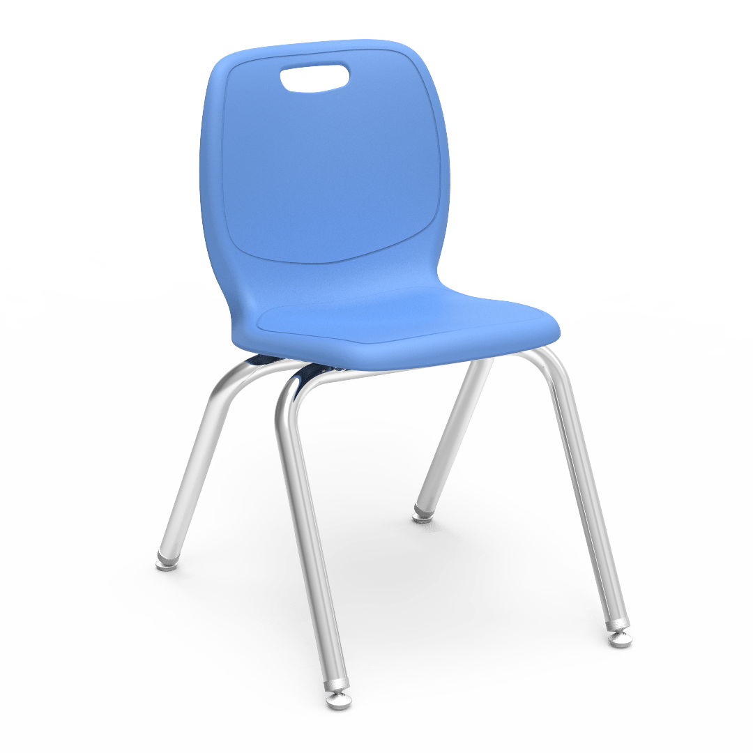 Virco N2 Series Ergonomic School Stack Chair - 16" Seat Height (Virco N216) - SchoolOutlet