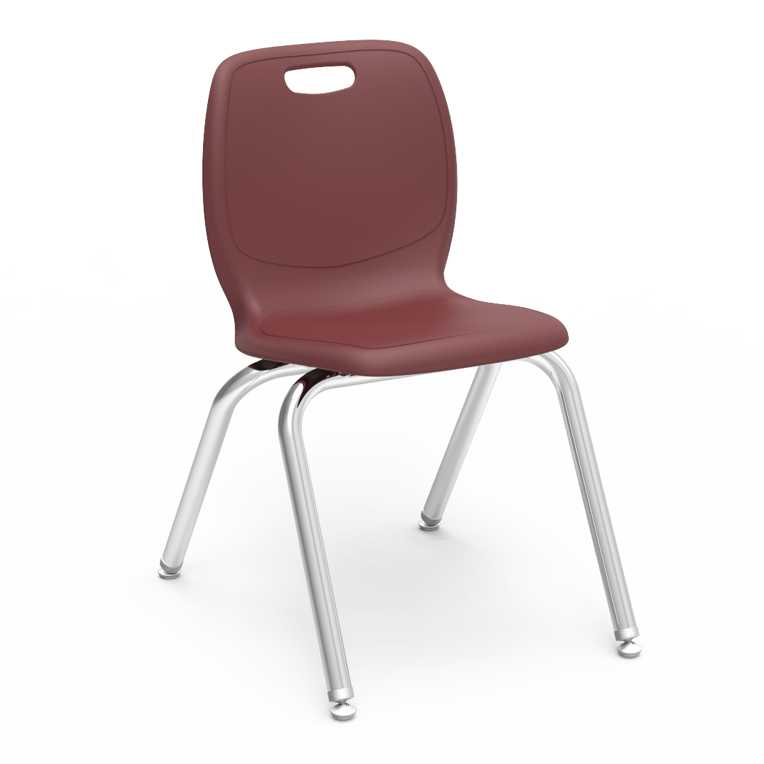 Virco N2 Series Ergonomic School Stack Chair - 16" Seat Height (Virco N216) - SchoolOutlet