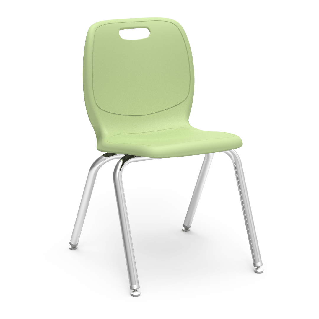 Virco N2 Series Ergonomic School Stack Chair - 18" Seat Height (Virco N218) - SchoolOutlet