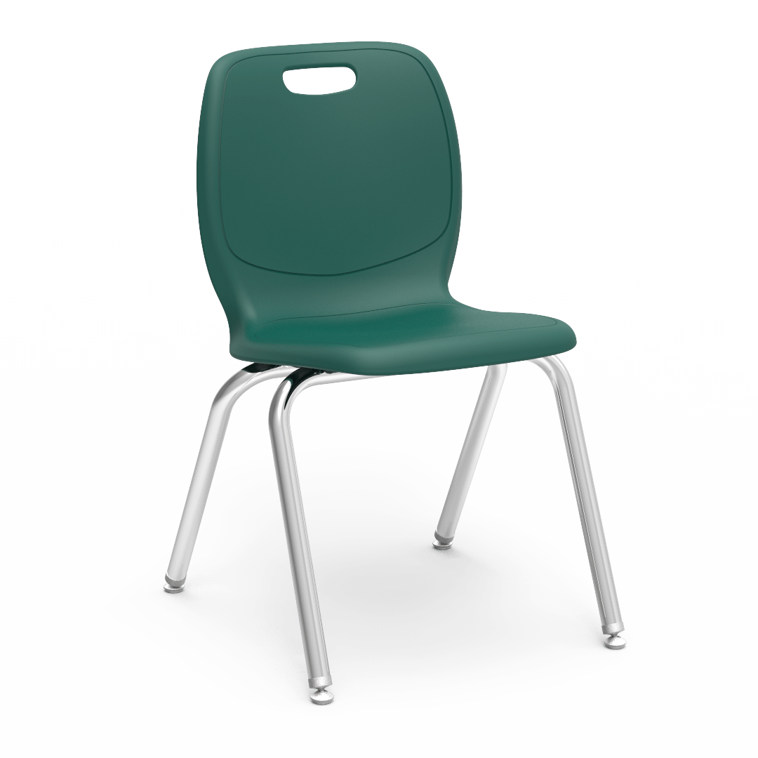 Virco N2 Series Ergonomic School Stack Chair - 18" Seat Height (Virco N218) - SchoolOutlet