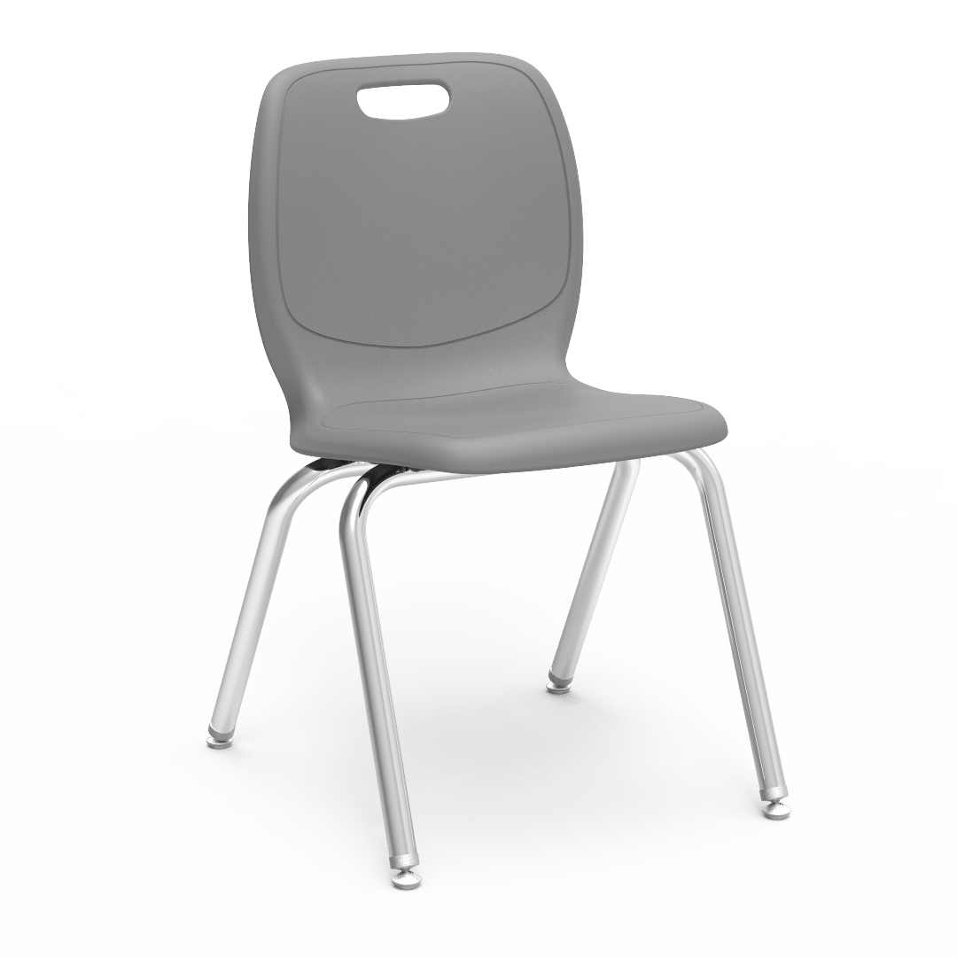 Virco N2 Series Ergonomic School Stack Chair - 18" Seat Height (Virco N218) - SchoolOutlet