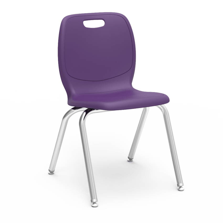 Virco N2 Series Ergonomic School Stack Chair - 18" Seat Height (Virco N218) - SchoolOutlet